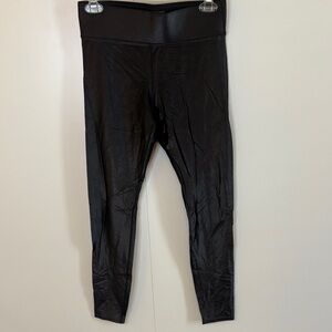 Carbon38 Glossy Black Leggings